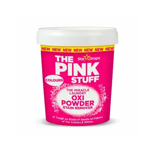 Pink Stuff Miracle Laundry Oxi Powder Stain Remover for Colors, 2.2 Lb.