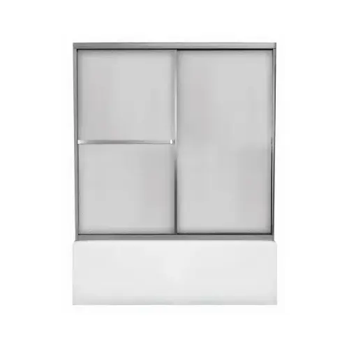 Mika Sliding Tub Door, Alcove Installation, 54 - 59.5 x 55 In.