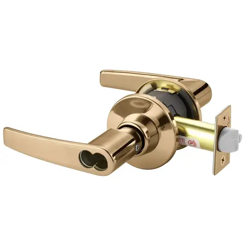 CL3193 AZC 611 CL7 Cylindrical Lock Bright Bronze CL3193 AZC 611 CL7 Cylindrical Lock Bright Bronze