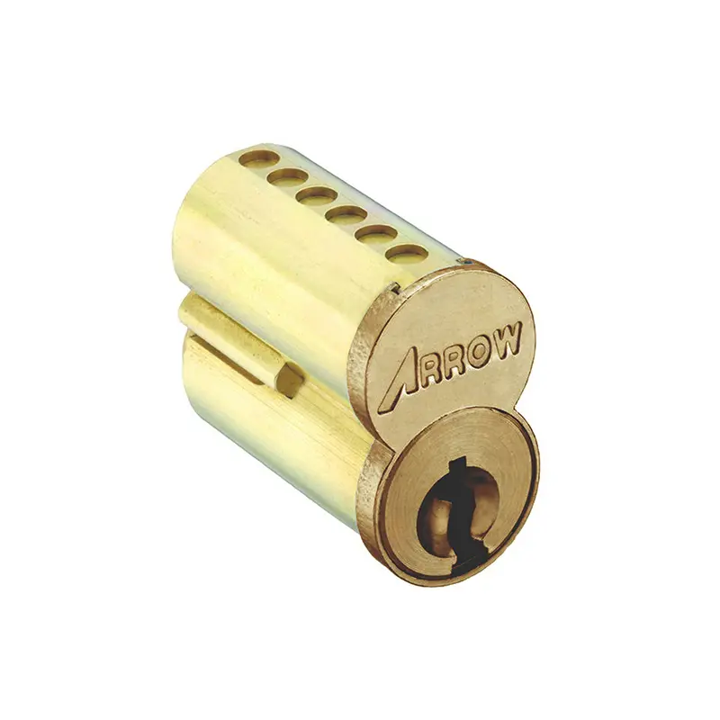 Arrow 6-Pin SFIC Core Uncombinated 1C Keyway Plain Face No Logo Satin Brass 100CRP-UCX1C 4 Arrow 6-Pin SFIC Core Uncombinated 1C Keyway Plain Face No Logo Satin Brass 100CRP-UCX1C 4