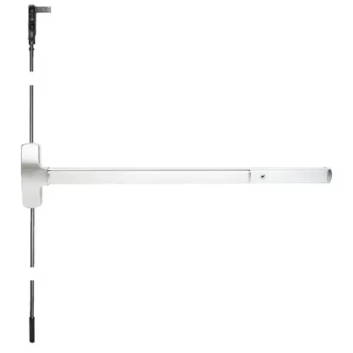 Motorized Exit Device Bright Chrome Motorized Exit Device Bright Chrome