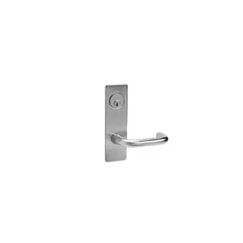 ML2010 Mortise Passage Lever Lockset x Half Trim Satin Chrome ML2010 Mortise Passage Lever Lockset x Half Trim Satin Chrome