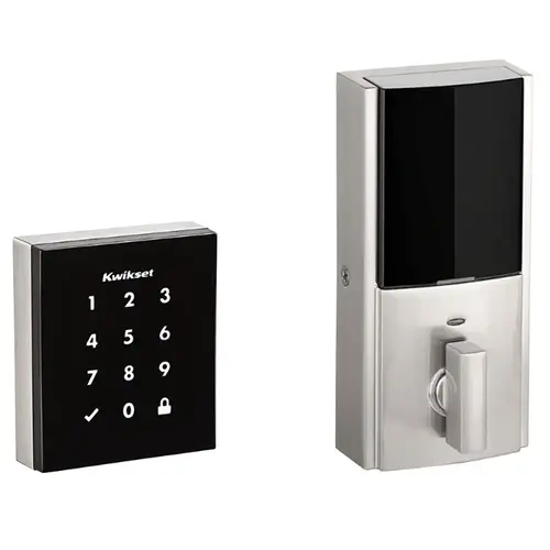 Obsidian Touchscreen Electronic Deadbolt Satin Nickel Obsidian Touchscreen Electronic Deadbolt Satin Nickel