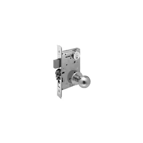 AM Series Mortise Knob Lock Satin Chrome