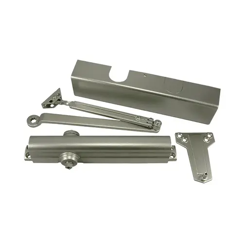 316 Series Heavy Duty Door Closer w/Cover, Aluminum Painted