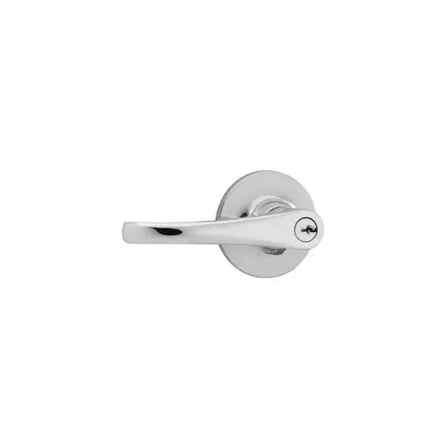 Grapevine Keyed Entry Lever Satin Nickel