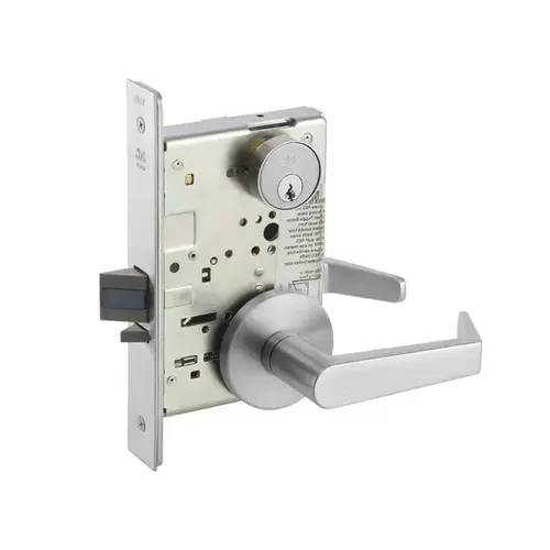 8820FL Mortise Hotel Lever Lockset, Satin Chrome 8820FL Mortise Hotel Lever Lockset, Satin Chrome