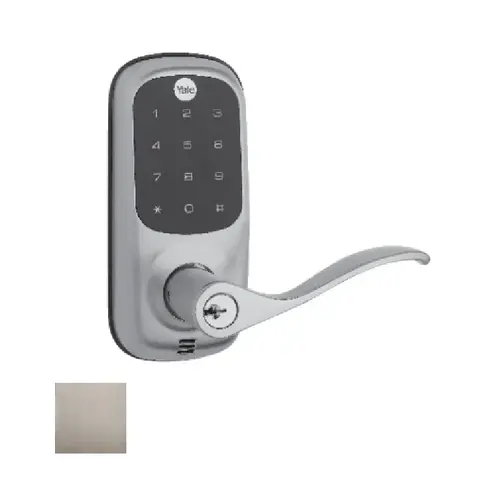 Touchscreen Lever Lock, Satin Nickel Touchscreen Lever Lock, Satin Nickel