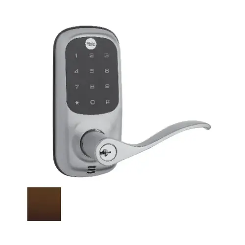 Touchscreen Lever Lock, Oil Rubbed Dark Bronze Touchscreen Lever Lock, Oil Rubbed Dark Bronze