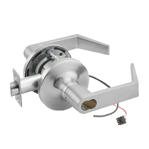 5400LN Series Heavy Duty Electric Lever lock, Satin Chrome