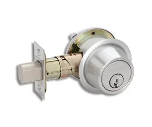 Schlage B62N625 Double Cylinder Deadbolt – Keyed Both Sides, Bright Chrome, ANSI Grade 1