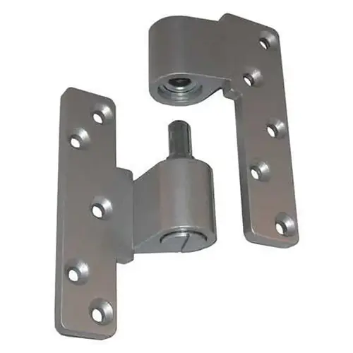 Left Hand Intermediate Pivot Set Clear Aluminum Finish