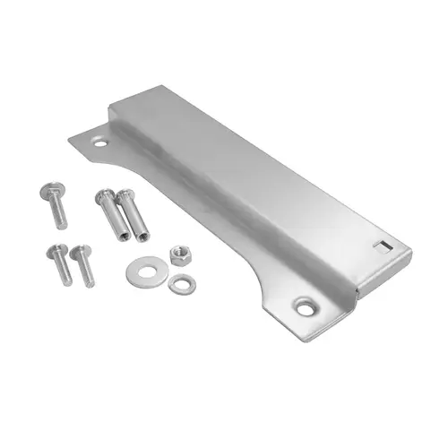 Electric Strike Latch Guard, Satin Stainless Steel