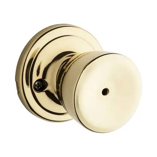 Abbey Privacy Knob Bright Polished Brass Abbey Privacy Knob Bright Polished Brass