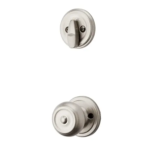 Phoenix Knob Interior Single Cylinder Handleset Trim Satin Nickel Phoenix Knob Interior Single Cylinder Handleset Trim Satin Nickel