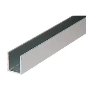 CRL BEL2 Satin Anodized Custom Metal Insert U-Channel 98.5" Length