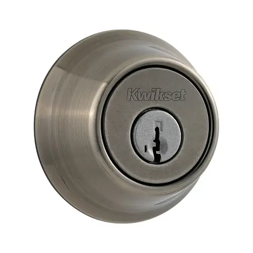 660 Single Cylinder Deadbolt Satin Nickel Blackened