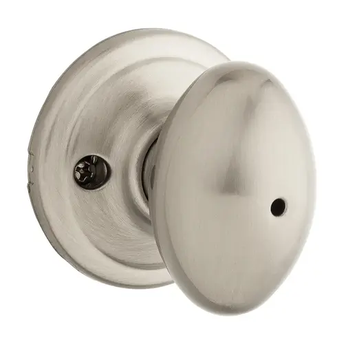 Laurel Privacy Knob Satin Nickel Laurel Privacy Knob Satin Nickel