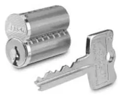 Arrow Pointe SFIC Cylinder with Standard Barrel Caps Satin Brass 7100CR-UCXLB-04