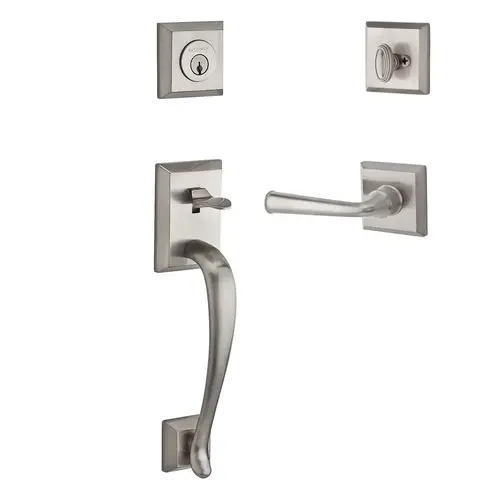 Napa Handleset with Federal Lever Satin Nickel Napa Handleset with Federal Lever Satin Nickel