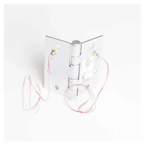 5 Knuckle Ball Bearing Electric Full Mortise Hinge - 4 Wire Satin Chrome 5 Knuckle Ball Bearing Electric Full Mortise Hinge - 4 Wire Satin Chrome