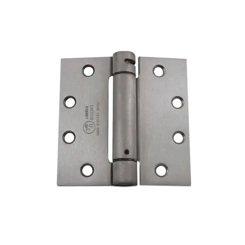SH-4.5X4.5-26D Spring Hinge, Satin Chrome