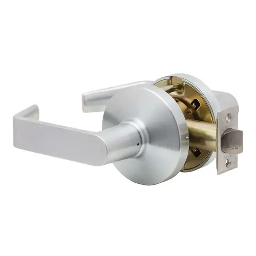 W Series Passage Dane Lever Lock with 30206 Latch 30148 Strike Satin Chrome Finish