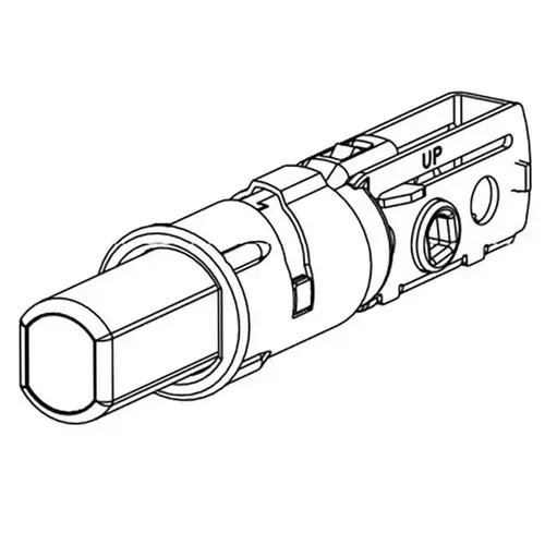 Adjustable Drive-In Deadbolt Bright Polished Brass Adjustable Drive-In Deadbolt Bright Polished Brass