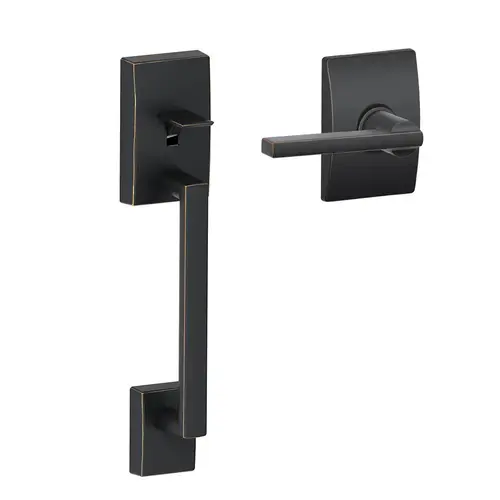 FE285 Century Handleset with Latitude Interior Lever and Century Trim Aged Bronze FE285 Century Handleset with Latitude Interior Lever and Century Trim Aged Bronze