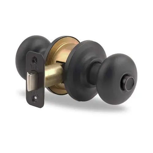 Cambridge Privacy Knob, Suede Black Cambridge Privacy Knob, Suede Black