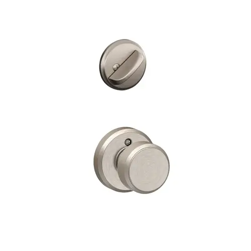 F94 Bowery Knob Inside Trim for Dummy Handleset with Greyson Trim Satin Nickel F94 Bowery Knob Inside Trim for Dummy Handleset with Greyson Trim Satin Nickel