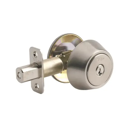 820 Single Cylinder Deadbolt, Satin Nickel 820 Single Cylinder Deadbolt, Satin Nickel