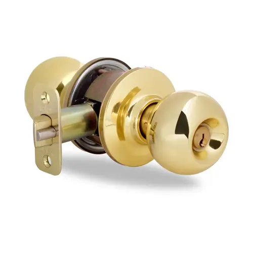 Cirrus Entry Knob, Bright Polished Brass Cirrus Entry Knob, Bright Polished Brass