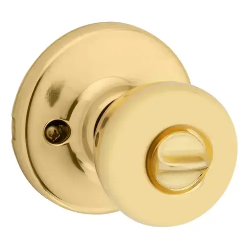 Tylo Keyed Entry Door Knob Featuring SmartKey Security in Polished Brass Tylo Keyed Entry Door Knob Featuring SmartKey Security in Polished Brass
