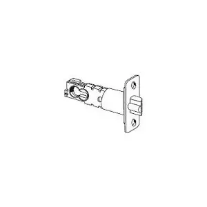 Schlage Residential 16-201-605 Radius Round Corner Springlatch, Bright Polished Brass