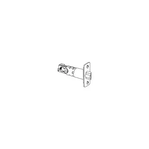 Radius Round Corner Springlatch, Bright Polished Brass