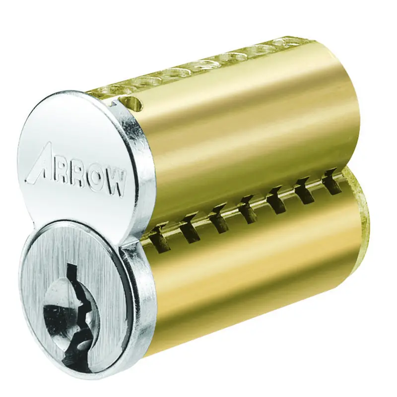 Arrow Pointe SFIC Cylinder with Standard Barrel Caps Satin Chrome 7100CR-UCXMB-26D Arrow Pointe SFIC Cylinder with Standard Barrel Caps Satin Chrome 7100CR-UCXMB-26D