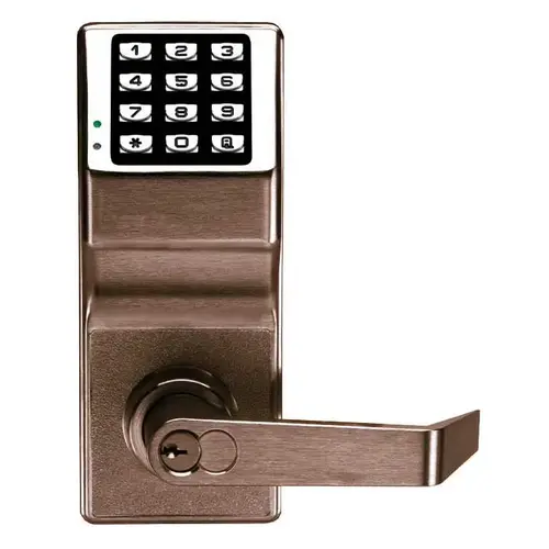 DL2700 Series Trilogy T2 Cylindrical Electronic Digital Lock Oil Rubbed Dark Bronze