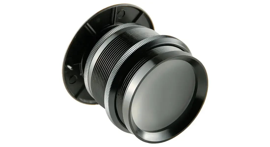 DS2000 Door Viewer – Wide Angle Aluminum Peephole With 20-Minute Fire Rating, Black Finish, Easy Install