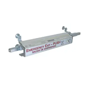 Arm-A-Dor A101-013-28 Arm-A-Dor Security Exit Hardware, Satin Aluminum Clear