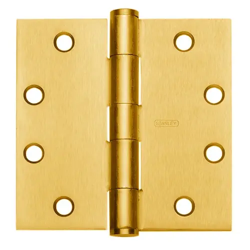 Five Knuckle Full Mortise Hinge Bright Polished Brass Five Knuckle Full Mortise Hinge Bright Polished Brass
