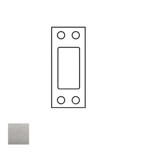 D & E Series Deadbolt Strike Satin Chrome D & E Series Deadbolt Strike Satin Chrome