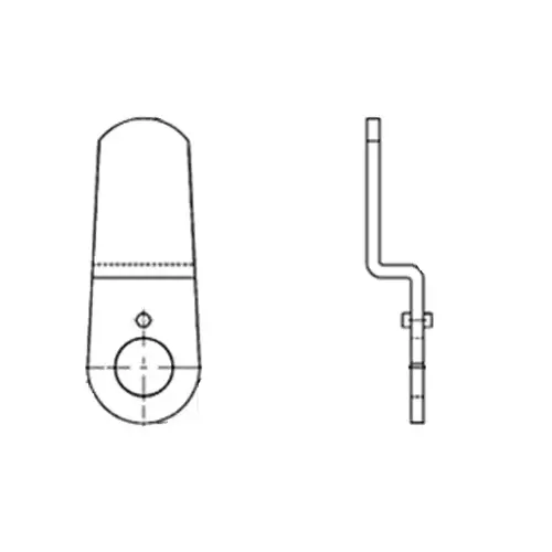 Cabinet Lock Part