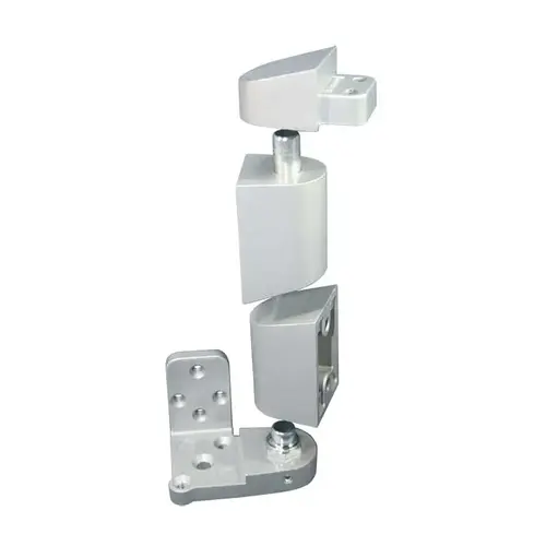 Offset Pivot Set For Flush Doors Aluminum Painted Offset Pivot Set For Flush Doors Aluminum Painted