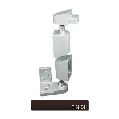 Offset Pivot Set For Flush Doors Dark Bronze Painted