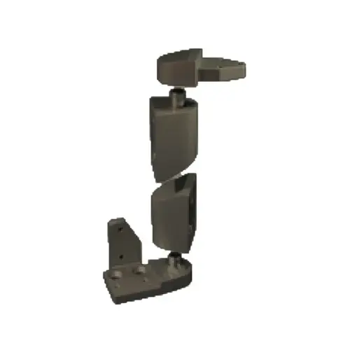 Offset Pivot Set For Recessed Door Dark Bronze Painted Offset Pivot Set For Recessed Door Dark Bronze Painted