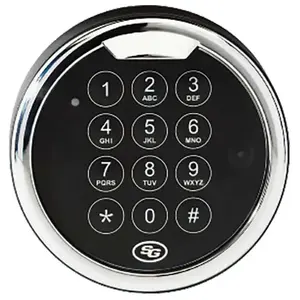 Sargent & Greenleaf 1004-102 Spinblocker Bolt Electronc Safe Lock Bright Polished Chrome