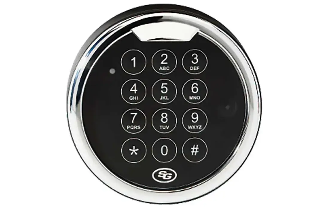 Sargent & Greenleaf 6120-016 Two Battery Keypad Only