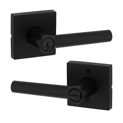 Milan Keyed Entry Lever Iron Black Milan Keyed Entry Lever Iron Black