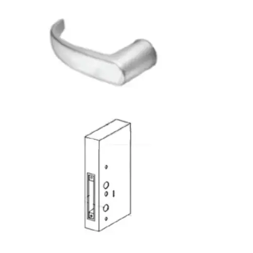 MX Wireless Mortise Lock Satin Chrome MX Wireless Mortise Lock Satin Chrome